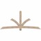 Ekena Millwork Davenport Smooth Timber Gable Bracket, Douglas Fir, 108"W x 49"H x 3 1/2"D x 5 1/2"F, 11/12 Pitch GBW108X49X0406DAV00SDF - alternate 1